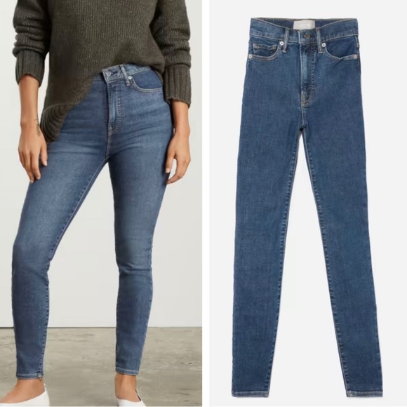 Everlane The Way High Skinny Blue Jeans 26 Regular - Picture 1 of 15